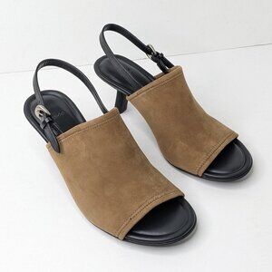 Vince Jana Slingback Heeled Sandals, Elmwood Suede, Women's 6.5